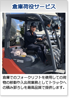 倉庫荷役サービス